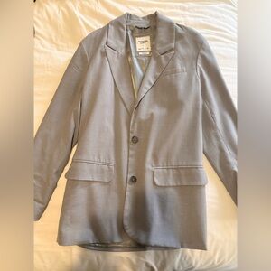 Abercrombie & Fitch Gray Blazer